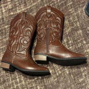 Cat & Jack Kids Western Brown Boots